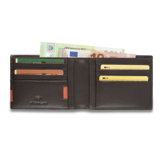 Roncato Monaco Cartera Protección RFID Piel 12 cm