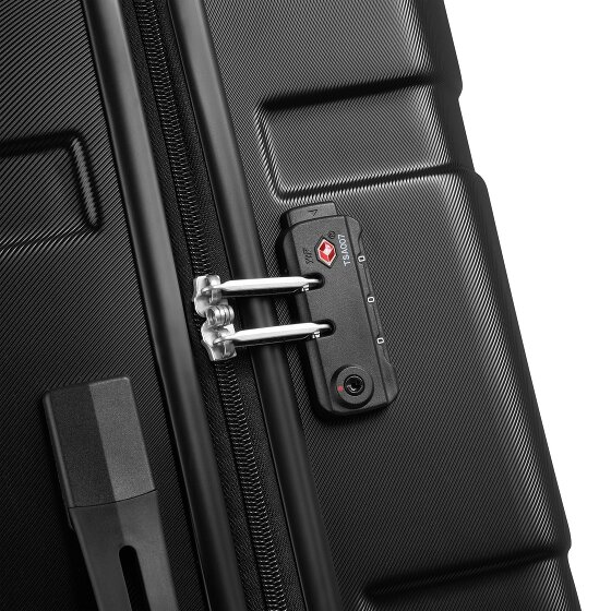 Delsey Paris x United Colors of Benetton Now Juego de maletas rígidas de 4 ruedas de 3 piezas con pliegue extensible