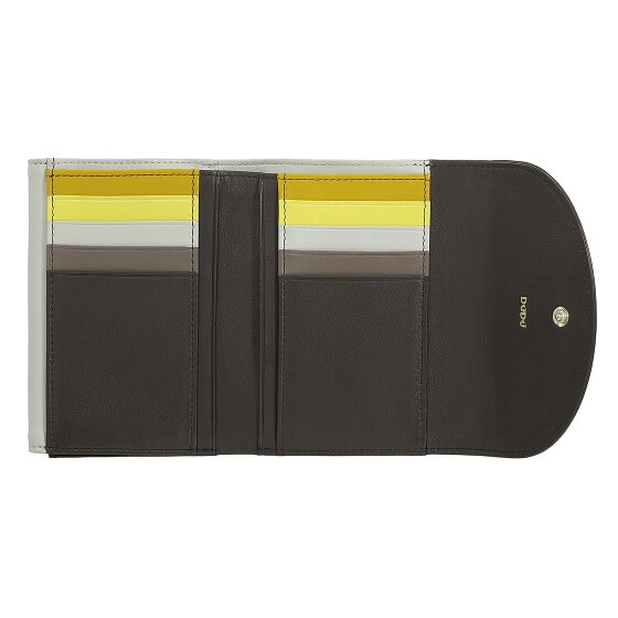 DuDu Billetera de cuero RFID 13 cm