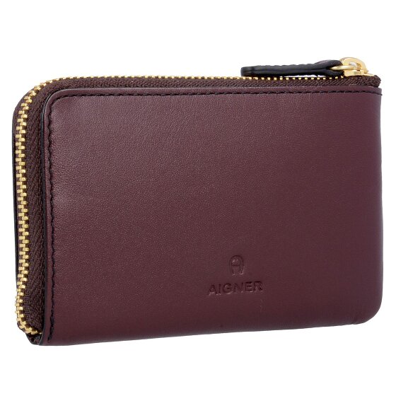 AIGNER Estuche para llaves Daily Basic de cuero 12 cm