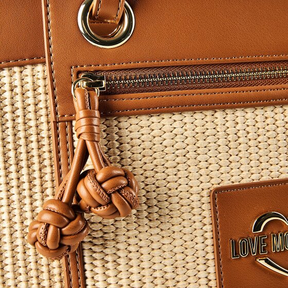 Love Moschino Straw Chic Bolsa de compras 37 cm