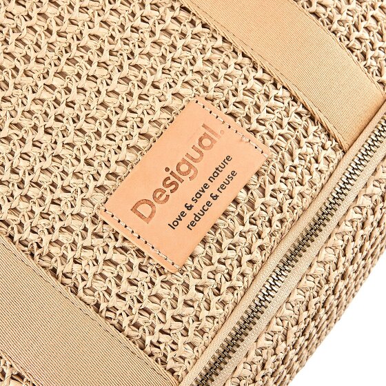 Desigual Raffia Bolsa de hombro 29 cm con pliegue de expansión