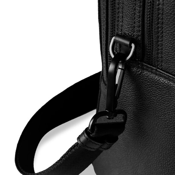 bugatti Black Maletín Piel 38 cm Compartimento para el portátil