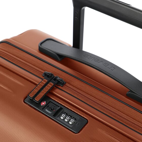 Travelite Dynamiic 4 ruedas Carrito 66 cm con pliegue de expansión