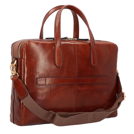 The Bridge Maletín Vespucci de piel con compartimento para el portátil de 41 cm
