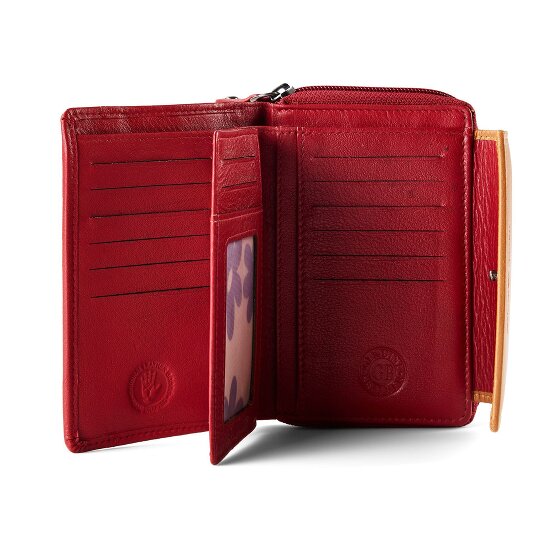 Greenburry Nappa Cartera Protección RFID Piel 14 cm