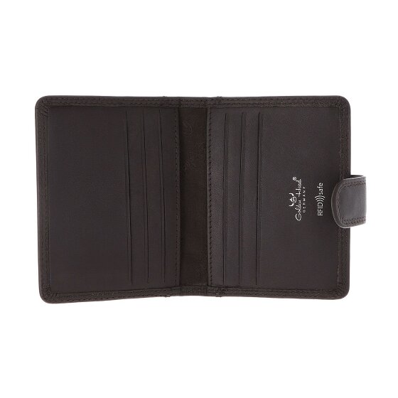 Golden Head Polo Estuche para tarjetas de crédito Bloqueo RFID Piel natural 8 cm