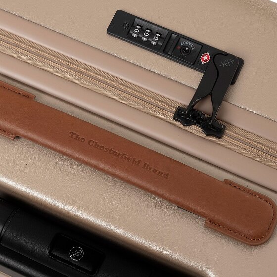 The Chesterfield Brand Zuna 4 ruedas Juego de maletas 3 piezas