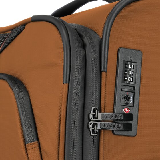 Travelite Briize 4 ruedas Juego de maletas 3 piezas con pliegue de expansión