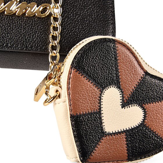 Love Moschino Heart Charm Bolsa de hombro Piel 20 cm