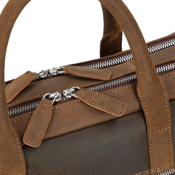 Plevier coventry Maletín Piel 41 cm Compartimento para el portátil