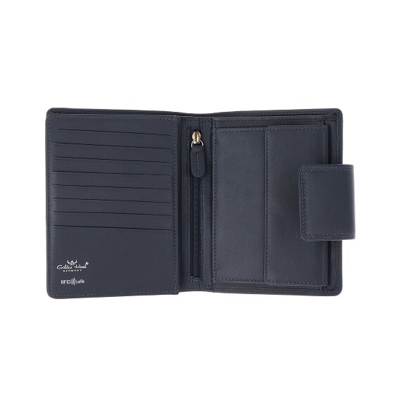 Golden Head Polo Billetera de cuero RFID 11 cm