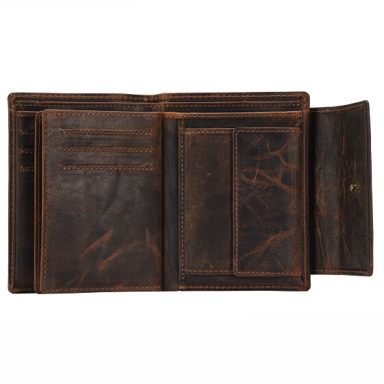 Greenland Nature Cartera clásica de piel 12,5 cm