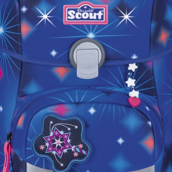 Scout Neo LED Juego de mochilas escolares 8 piezas