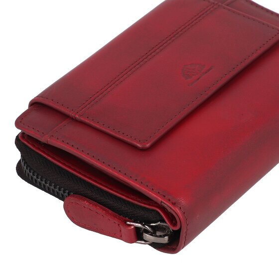 Greenburry Destressed Cartera Protección RFID Piel 13.5 cm