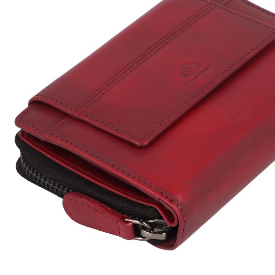 Greenburry Destressed Cartera Protección RFID Piel 13.5 cm