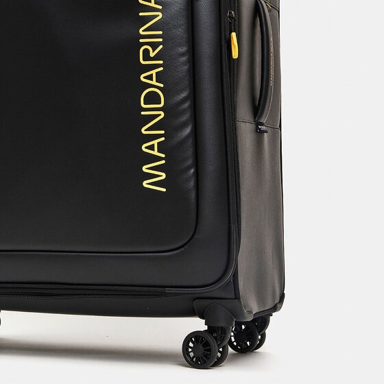Mandarina Duck Eco Coated 4 ruedas Trolley XL 83 cm Con fuelle expandible
