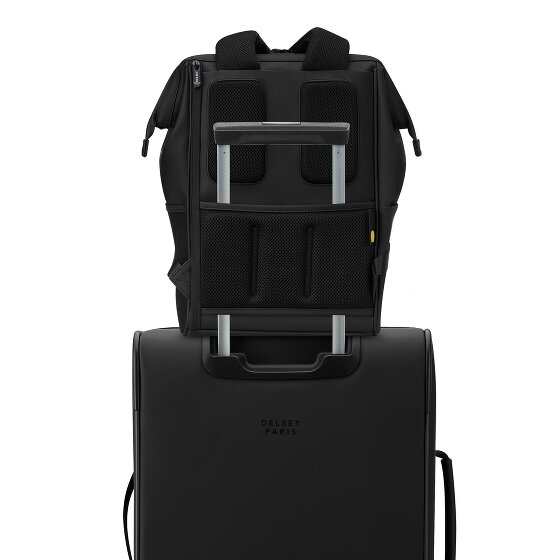 Delsey Paris Turenne Soft Mochila de día Protección RFID 39 cm Compartimento para el portátil