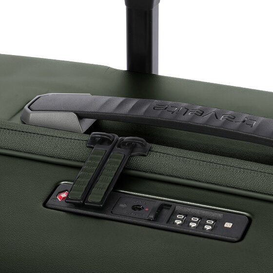 Travelite Millennium 4 ruedas Juego de maletas 3 piezas con pliegue de expansión