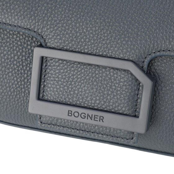 Bogner Pontresina Neve Nera Bolsa de hombro Piel 19 cm