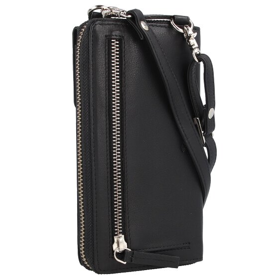 Greenburry Funda de napa para teléfono móvil RFID de 8 cm