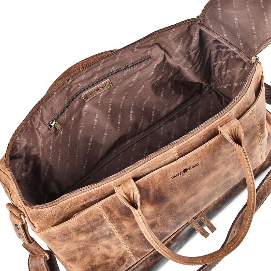 Greenburry Vintage Bolsa de viaje Weekender Piel 51 cm