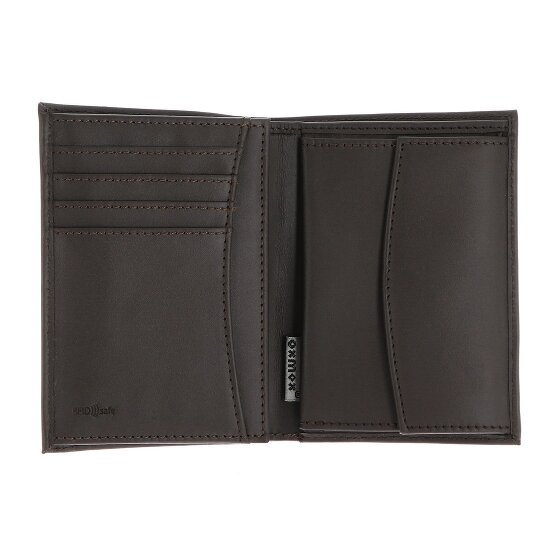 oxmox Leather Cartera Bloqueo RFID Piel natural 10 cm