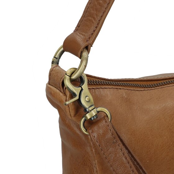 Burkely Natural Norah Bolsa de hombro Piel 32 cm