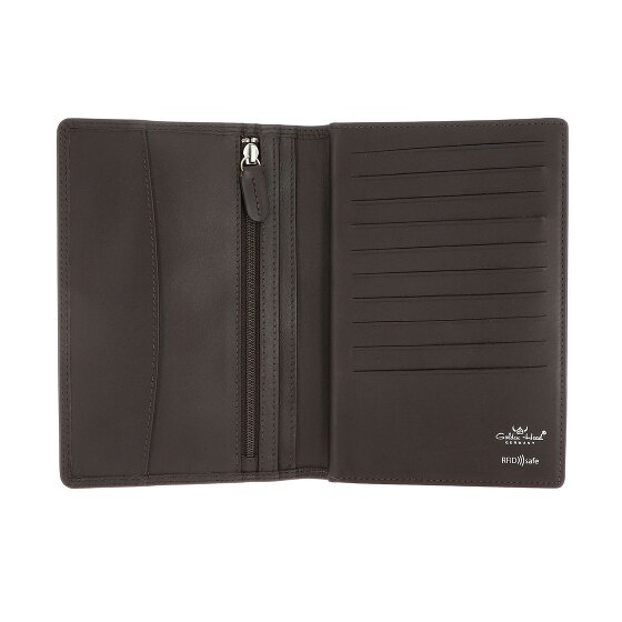 Golden Head Polo Cartera Bloqueo RFID Piel natural 11.5 cm