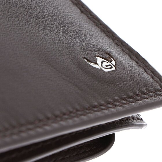 Golden Head Polo Cartera Bloqueo RFID Piel natural 11 cm