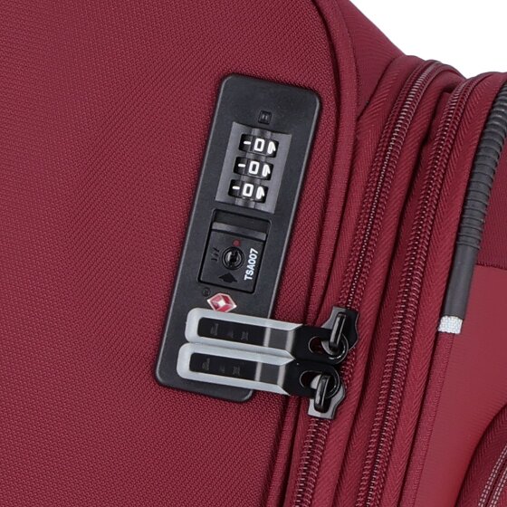 d&n Travel Line 9504 4 ruedas Carrito L 76 cm con pliegue de expansión