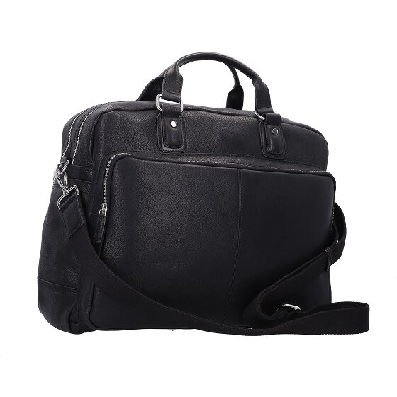 bugatti Maletín Tejido Piel 48 cm