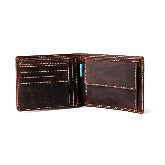 Jack Kinsky Baltimore 101 Cartera Protección RFID Piel 13 cm