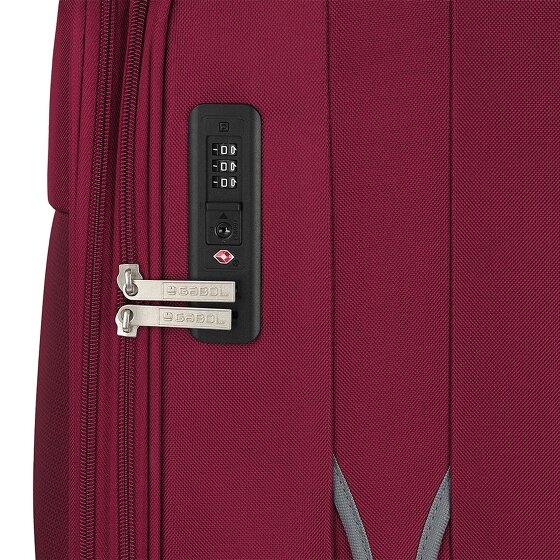 Gabol Zambia 4 ruedas Juego de maletas 3 piezas con pliegue de expansión