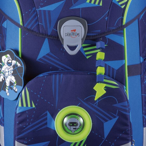 DerDieDas ErgoFlex Easy LED Juego de mochilas escolares 5 piezas