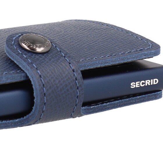 Secrid Miniwallet Crisple Funda para tarjetas de crédito Cartera de piel RFID 6,5 cm