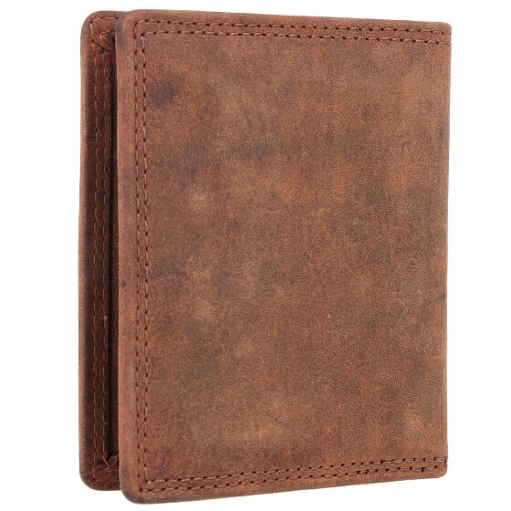 Greenland Nature Estuche para tarjetas de crédito Montenegro de cuero RFID 8,5 cm