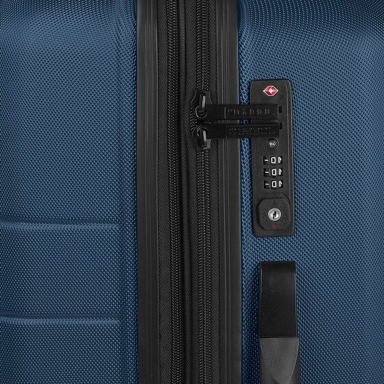 Gabol Escape 4 ruedas Juego de maletas 3 piezas con pliegue de expansión