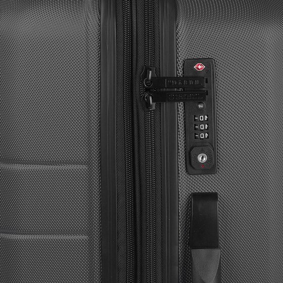 Gabol Escape 4 ruedas Juego de maletas 3 piezas con pliegue de expansión