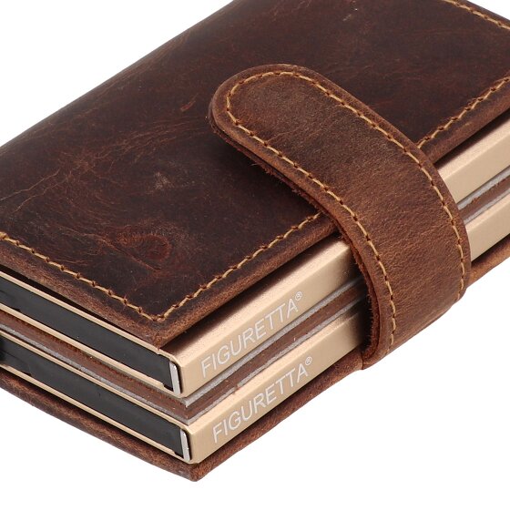 Greenburry Vintage Cartera Protección RFID Piel 8 cm