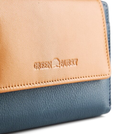 Greenburry Nappa Cartera Protección RFID Piel 14 cm