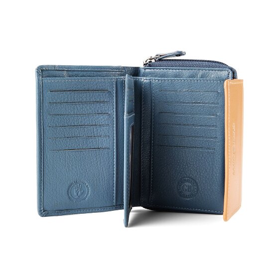 Greenburry Nappa Cartera Protección RFID Piel 14 cm