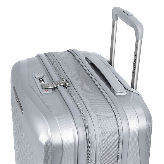 Gabol Queens 4 ruedas Juego de maletas 4 piezas con pliegue de expansión