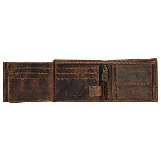 Greenland Nature Cartera clásica de piel 12 cm