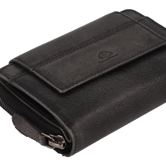 Greenburry Destressed Cartera Protección RFID Piel 13.5 cm
