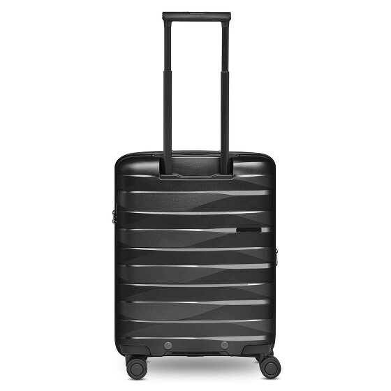 Bergpfeil Trolley de cabina de viaje de 4 ruedas S 55 cm con pliegue de expansión