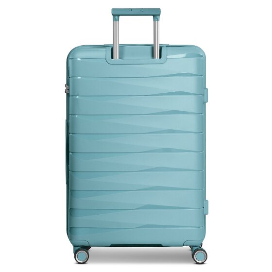 Franky London 4 ruedas Carrito L 74 cm con pliegue de expansión