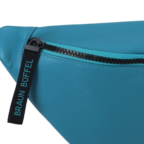 Braun Büffel Capri Riñonera Protección RFID Piel 35 cm