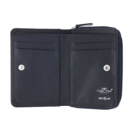 Golden Head Polo Cartera Bloqueo RFID Piel natural 11.5 cm