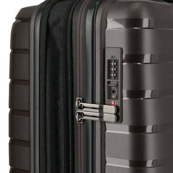 Travelite Air Base 4 ruedas Carro de la cabina 55 cm con pliegue de expansión